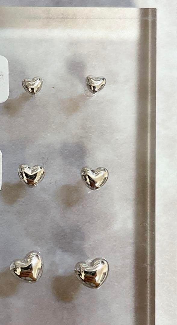 【ボン娘様ご依頼分】 片方売りハート ブルートパーズしずく