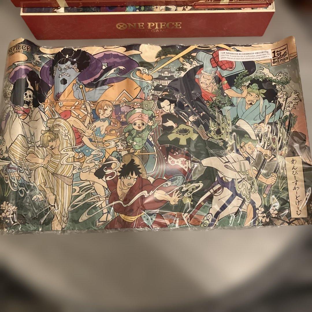 ワンピース 1stanniversary海外 プレイマット　ストレージボックス