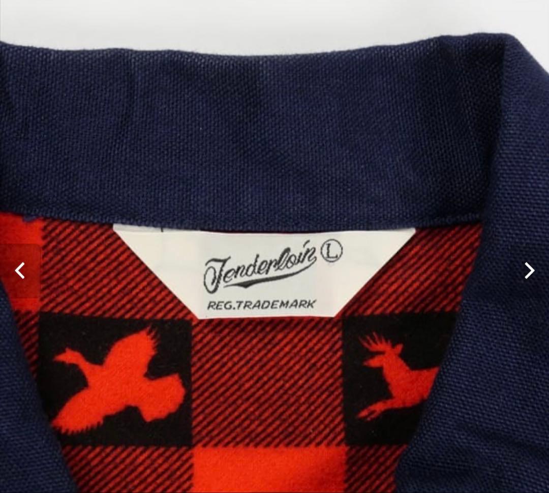 I*L様 テンダーロイン ダックジャケット ネイビー L 美品 売り切ります