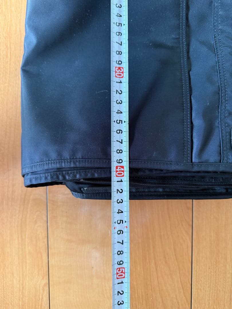 Porter 黒いガーメントバッグ フック付き