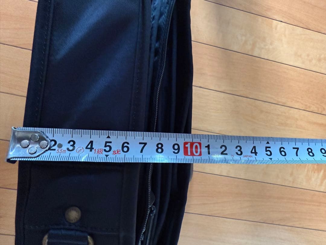 Porter 黒いガーメントバッグ フック付き