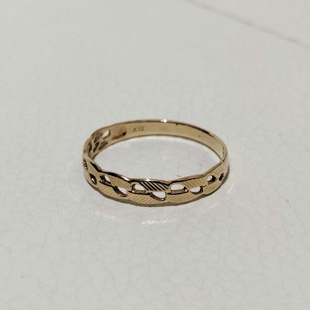 ジュエリーツツミ　10金YGリング