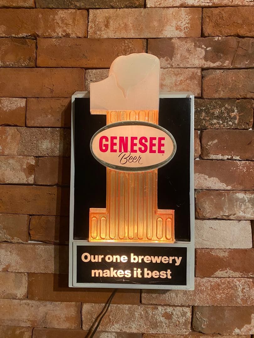 GENESEE Beer ライトサインBAR ビールサイン pabst