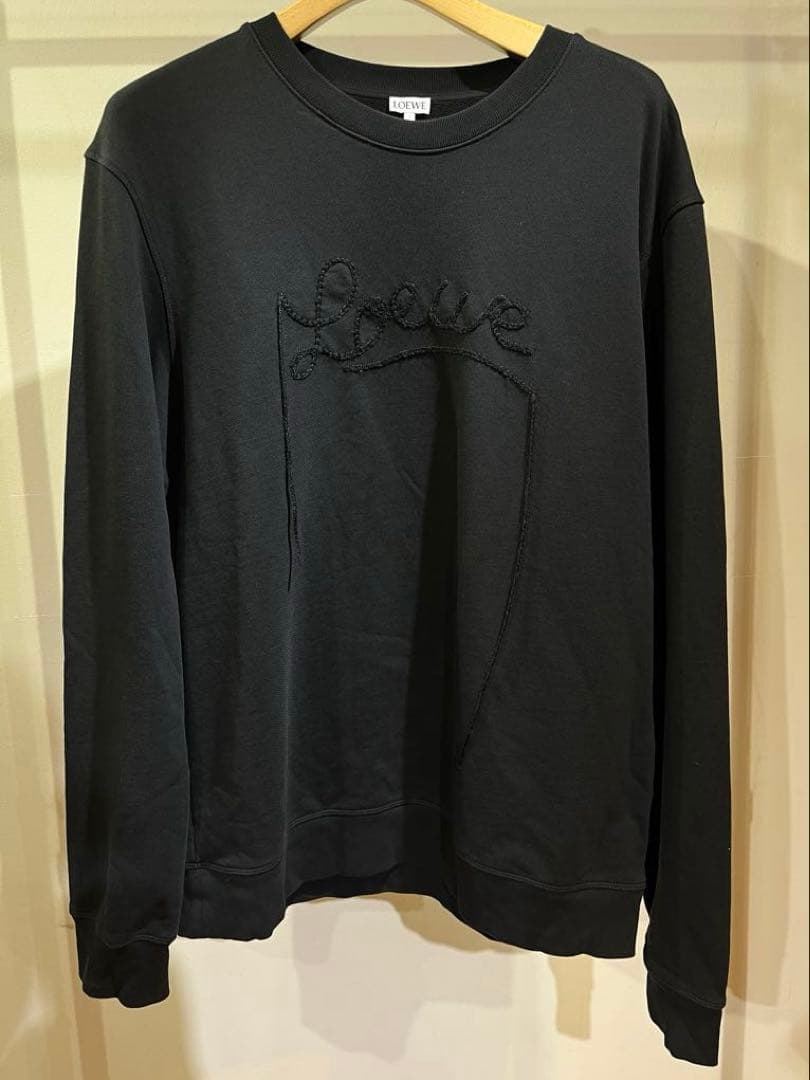 LOEWE ブラック 長袖スウェット
