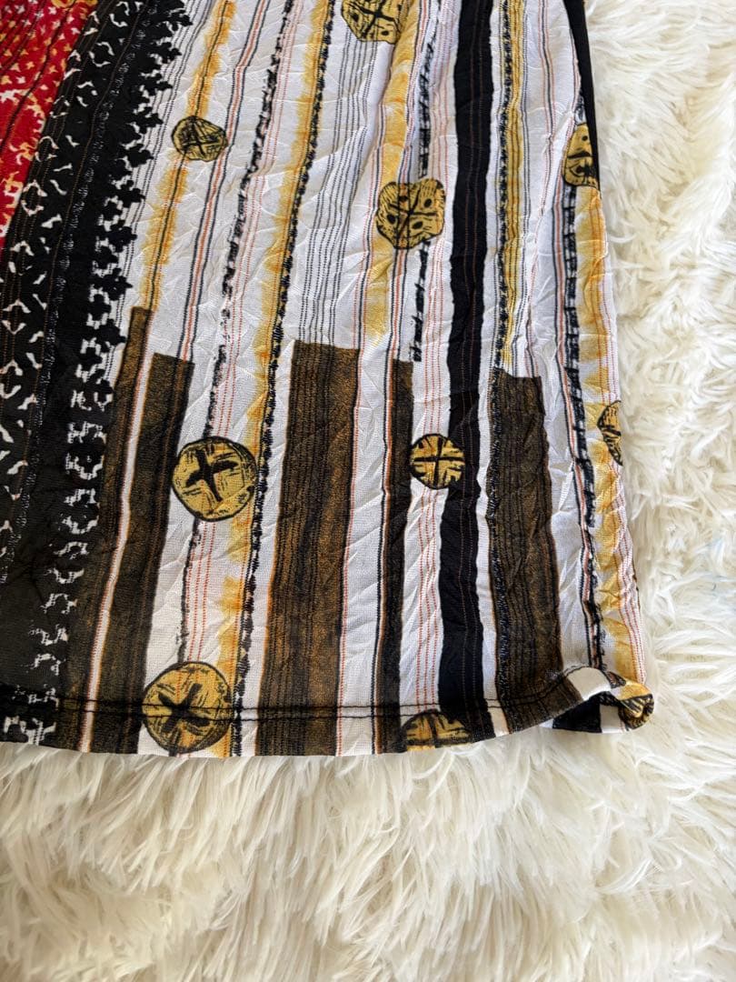 希少♡SAVE THE QUEEN セレブワンピース イタリア製　総柄　刺繍