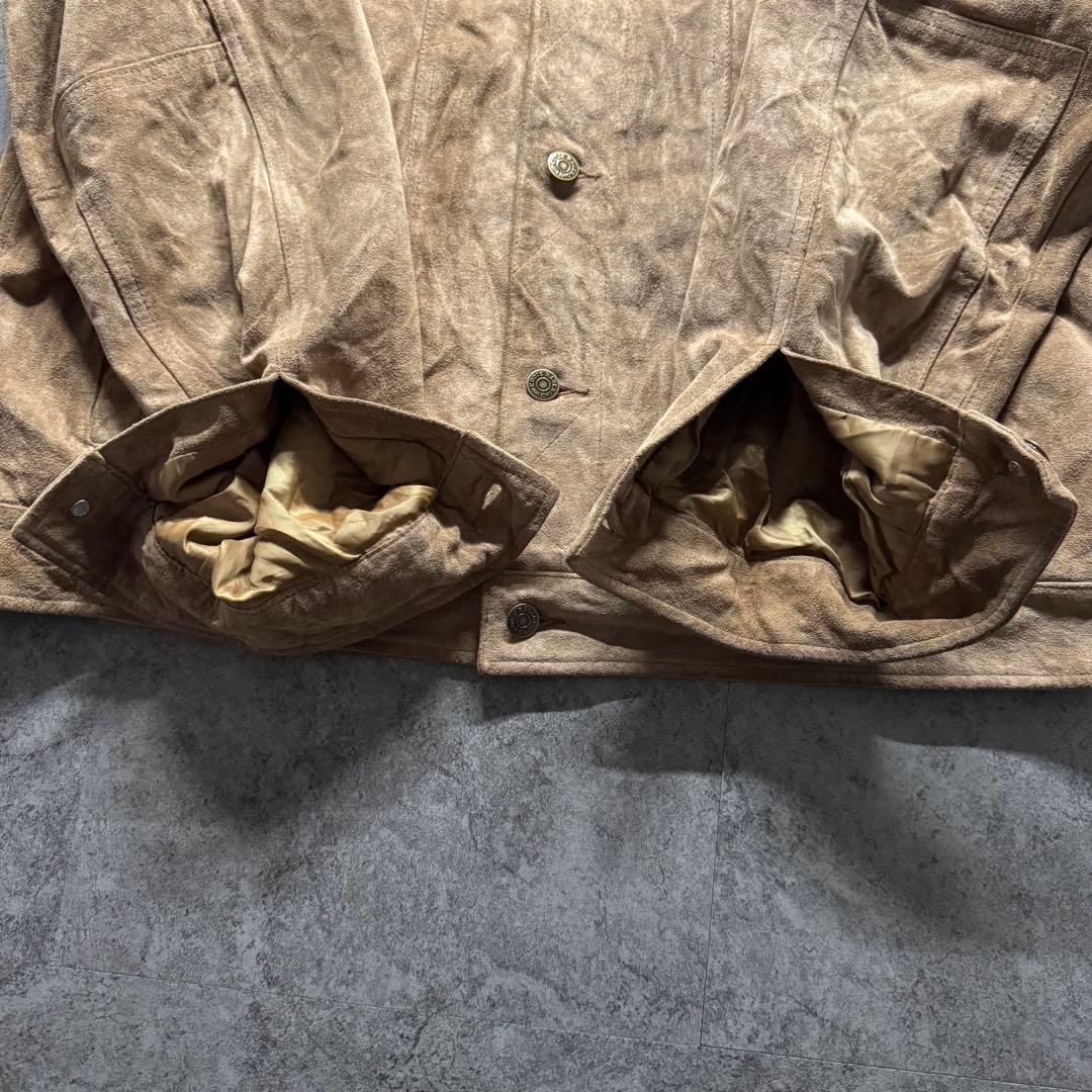 【90s vintage】Eddie Bauer L トラッカージャケット　本革