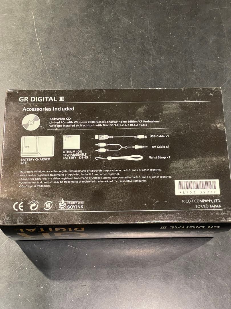 美品「RICOH GR DIGITAL Ⅲ」コンパクトデジタルカメラ