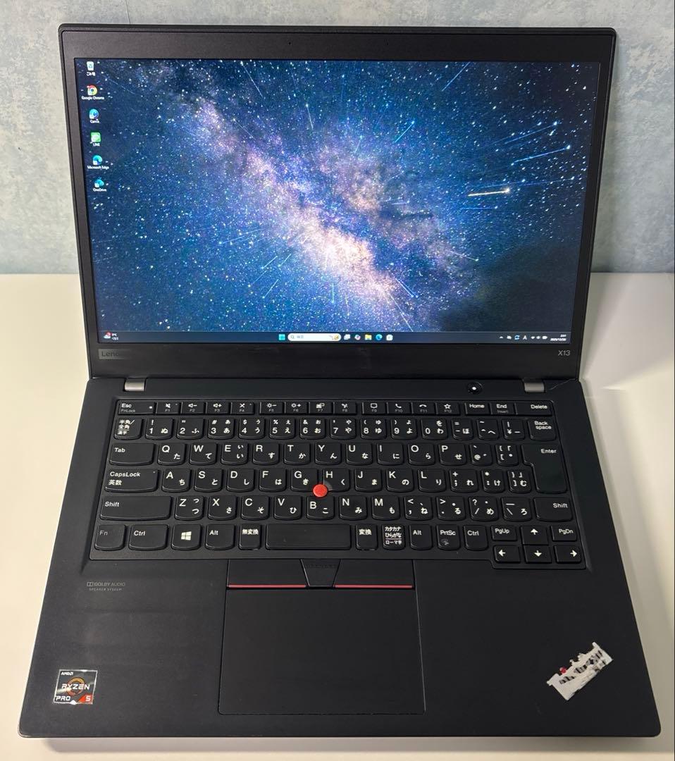 【Ryzen5搭載】LenovoThinkPad X13✨Win11＊即使用OK