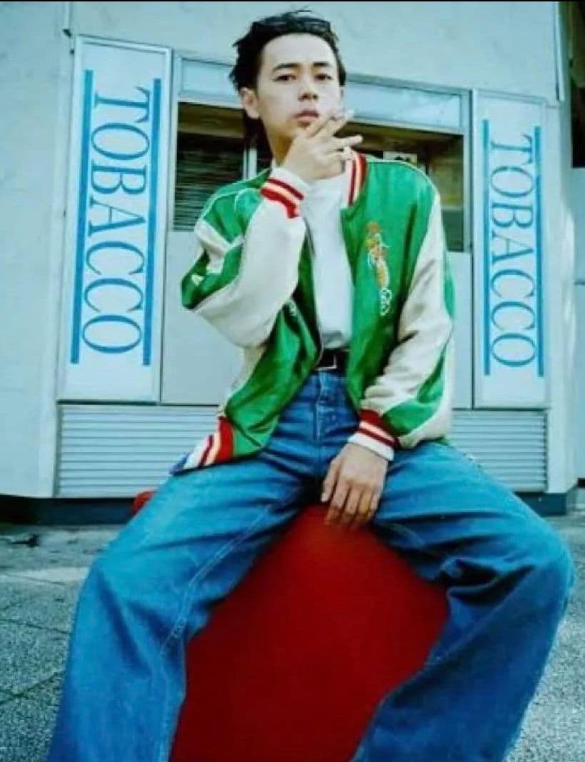 【希少】dairiku スカジャン 22aw \"Boy meets Girl\"