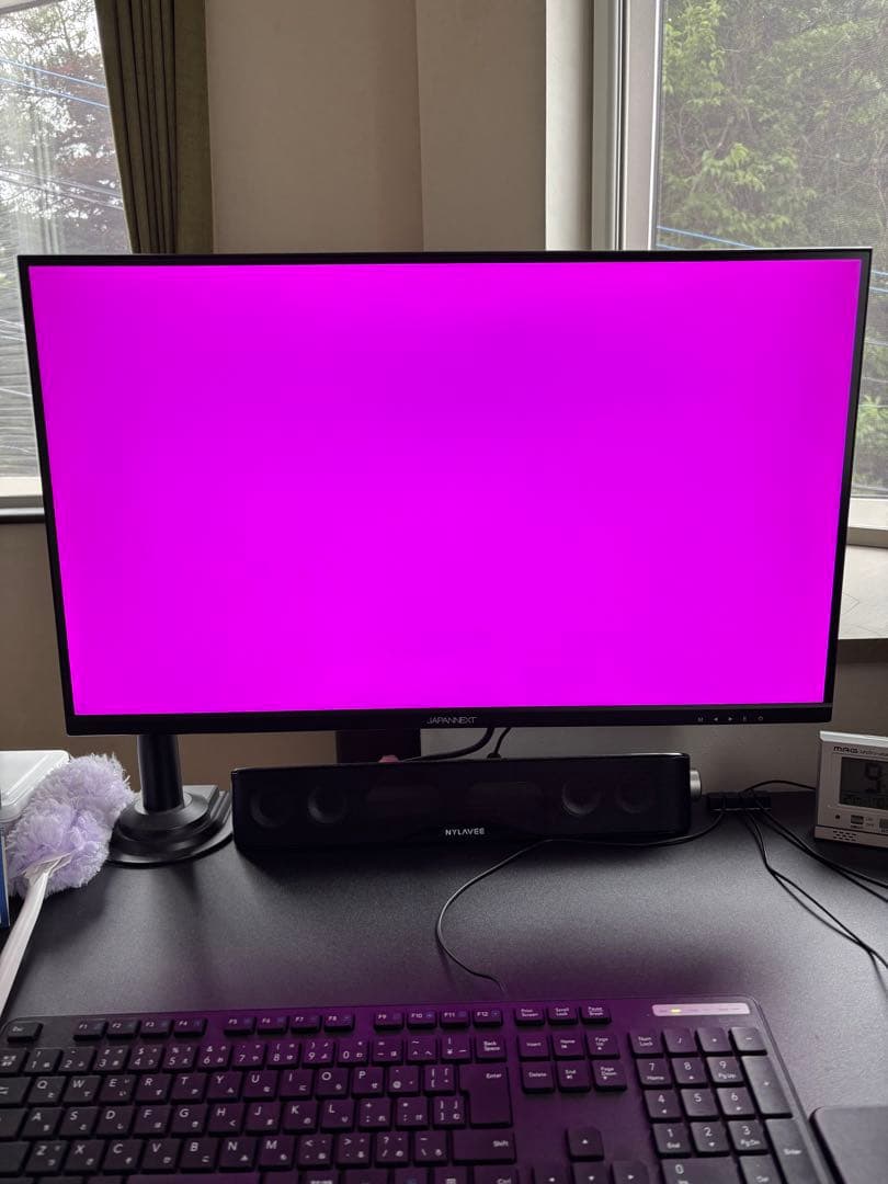 【アームなし】JAPANNEXT 27インチ ゲーミングモニター 165Hz