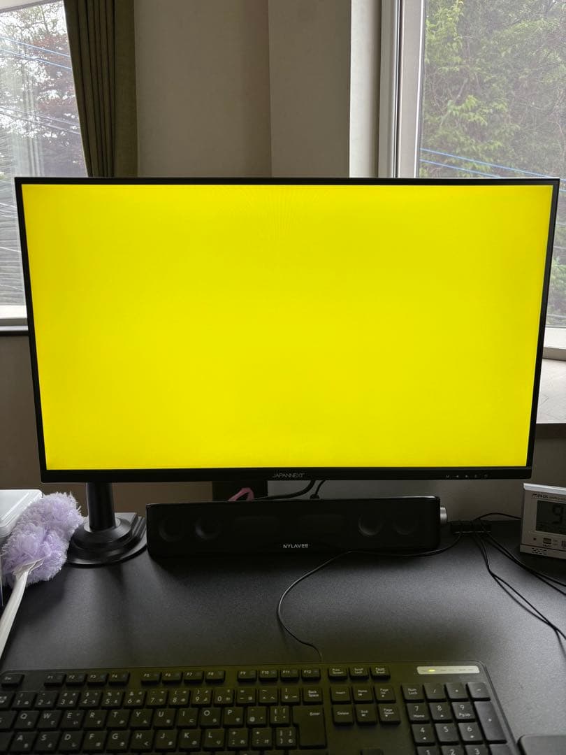 【アームなし】JAPANNEXT 27インチ ゲーミングモニター 165Hz