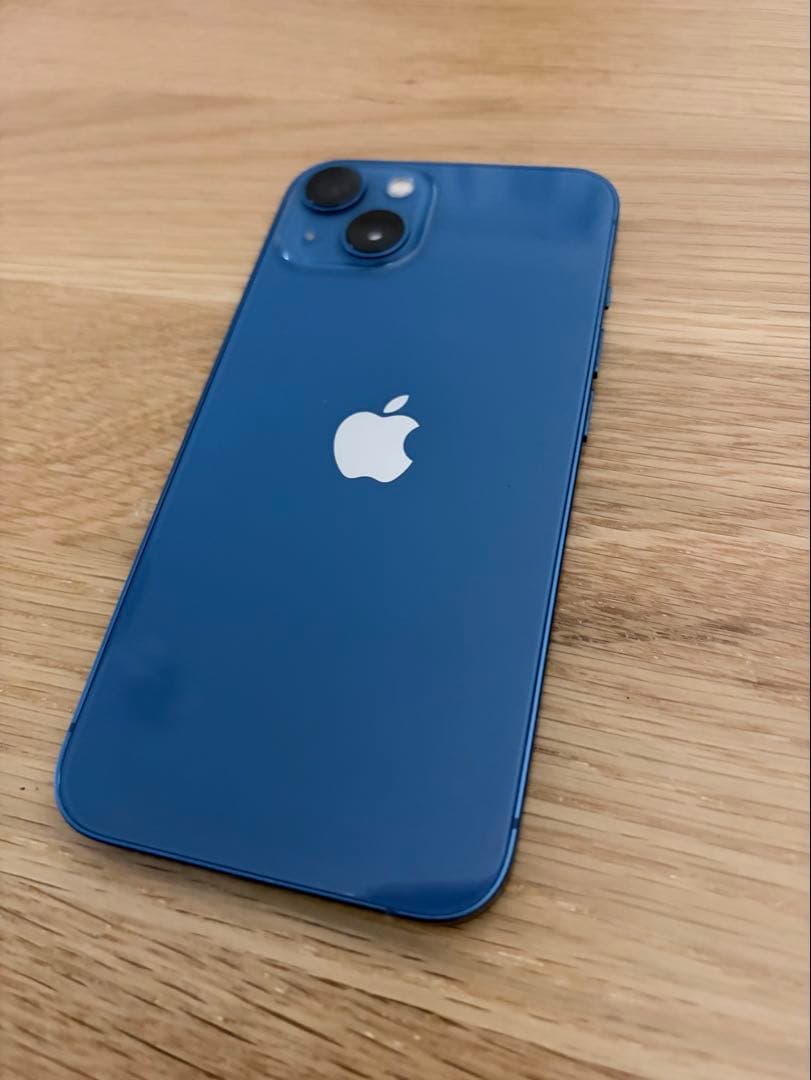 【バッテリー状態100%】 iPhone 13 128GB 青色 箱あり