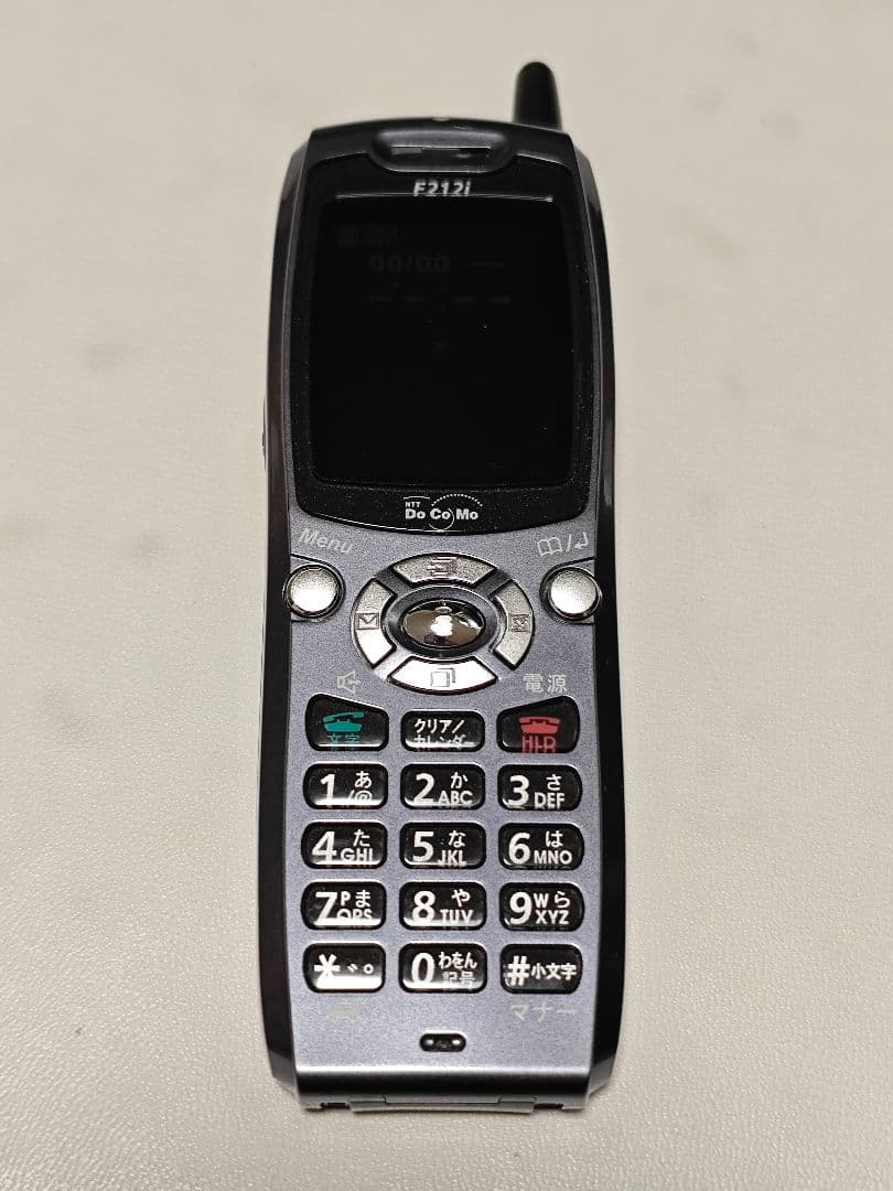 docomo ドコモ mova ムーバ F212i ガンメタ 極美品