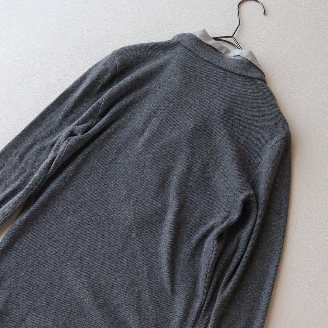 5362【美品】ブルネロクチネリ　コンビネーションニット カシミヤ混 モニーレ