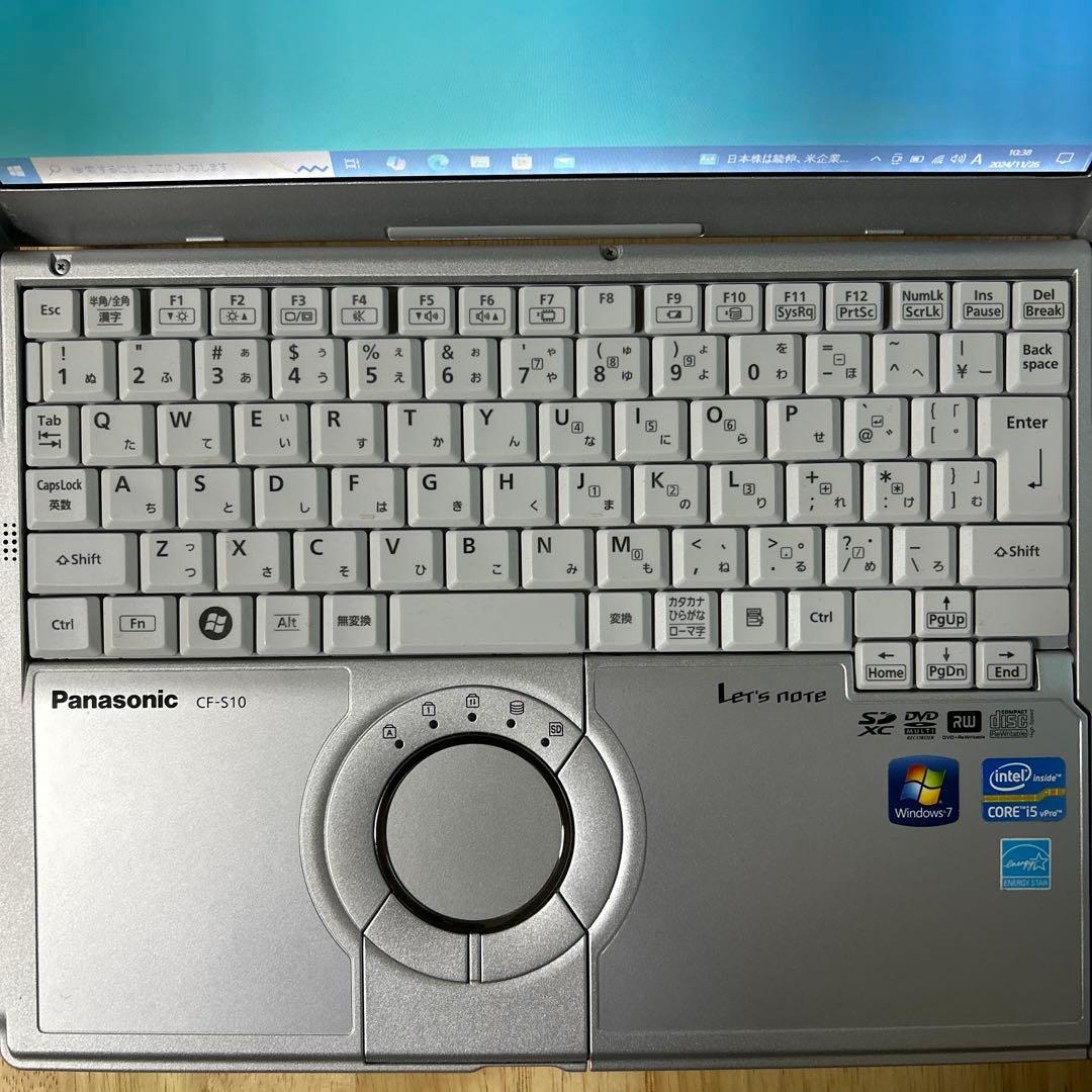 【美品】Let's note CF-S10 SSD500GB メモリ8GB