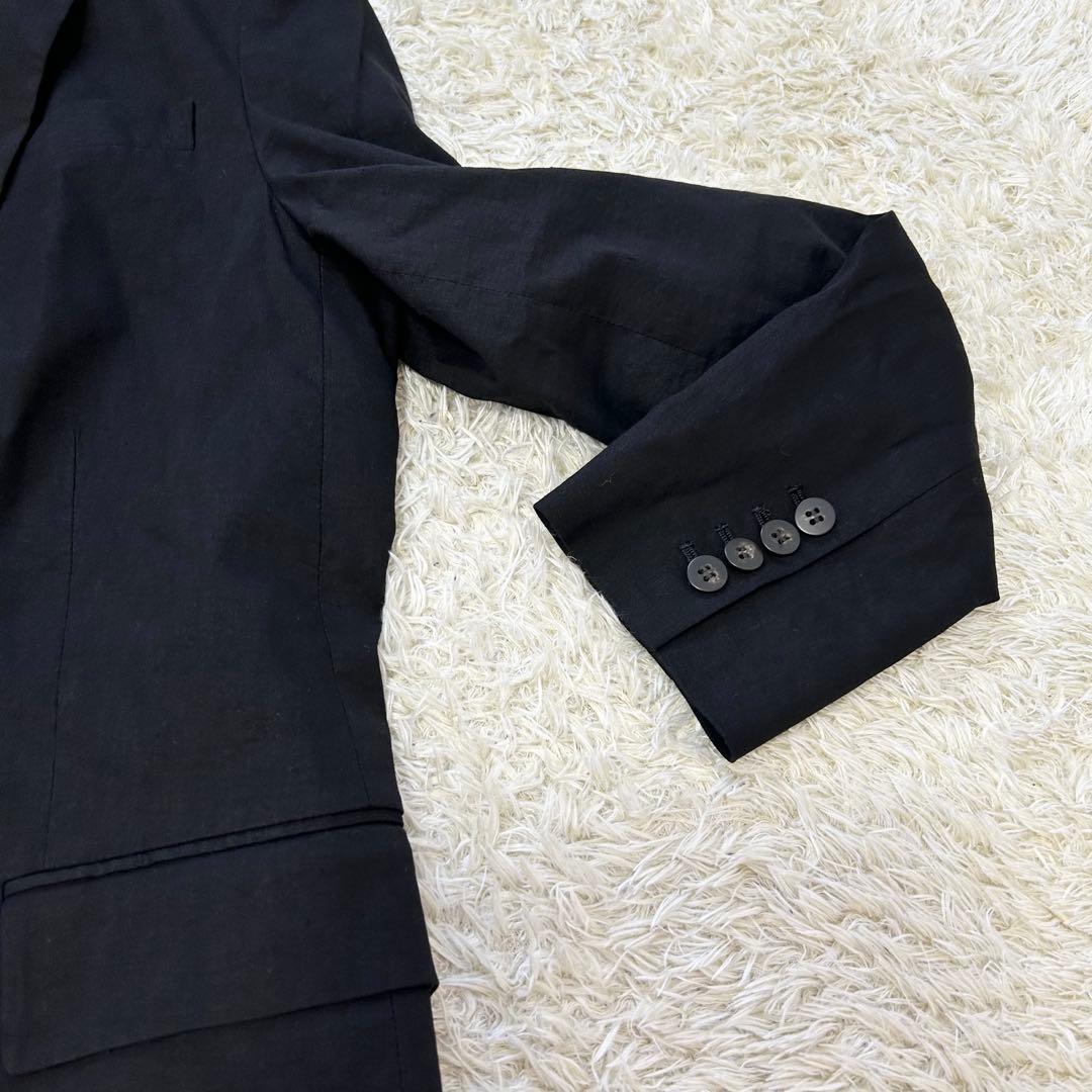 23年モデル✨ セオリー パンツスーツ セットアップ リネン混 ブラック 現行