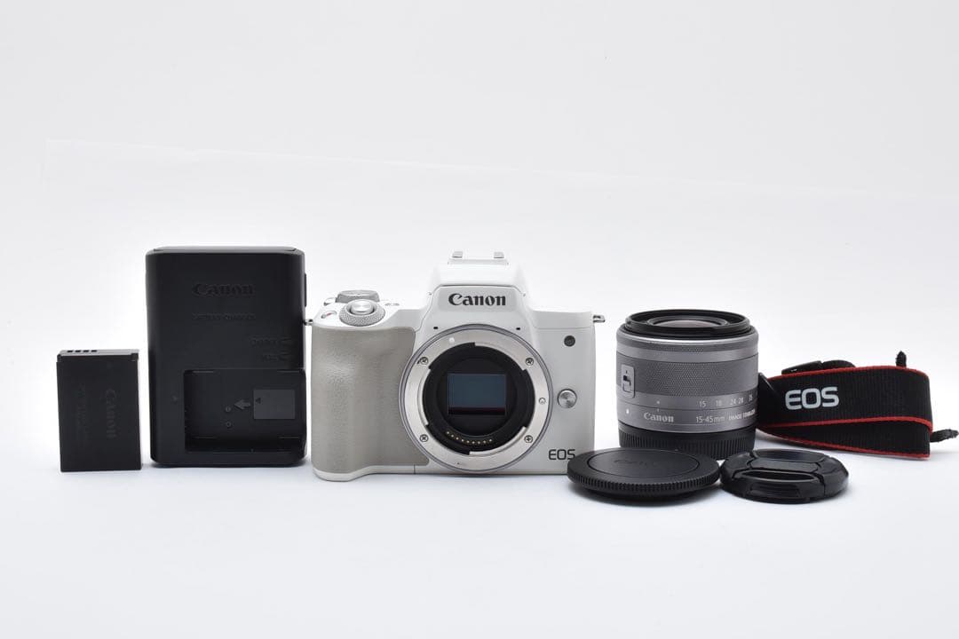 【美品】CANON EOS KISS M2 EF-M15-45mm IS STM