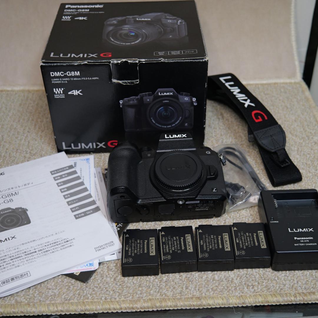 【1247】Panasonic LUMIX DMC-G8 箱付き美品