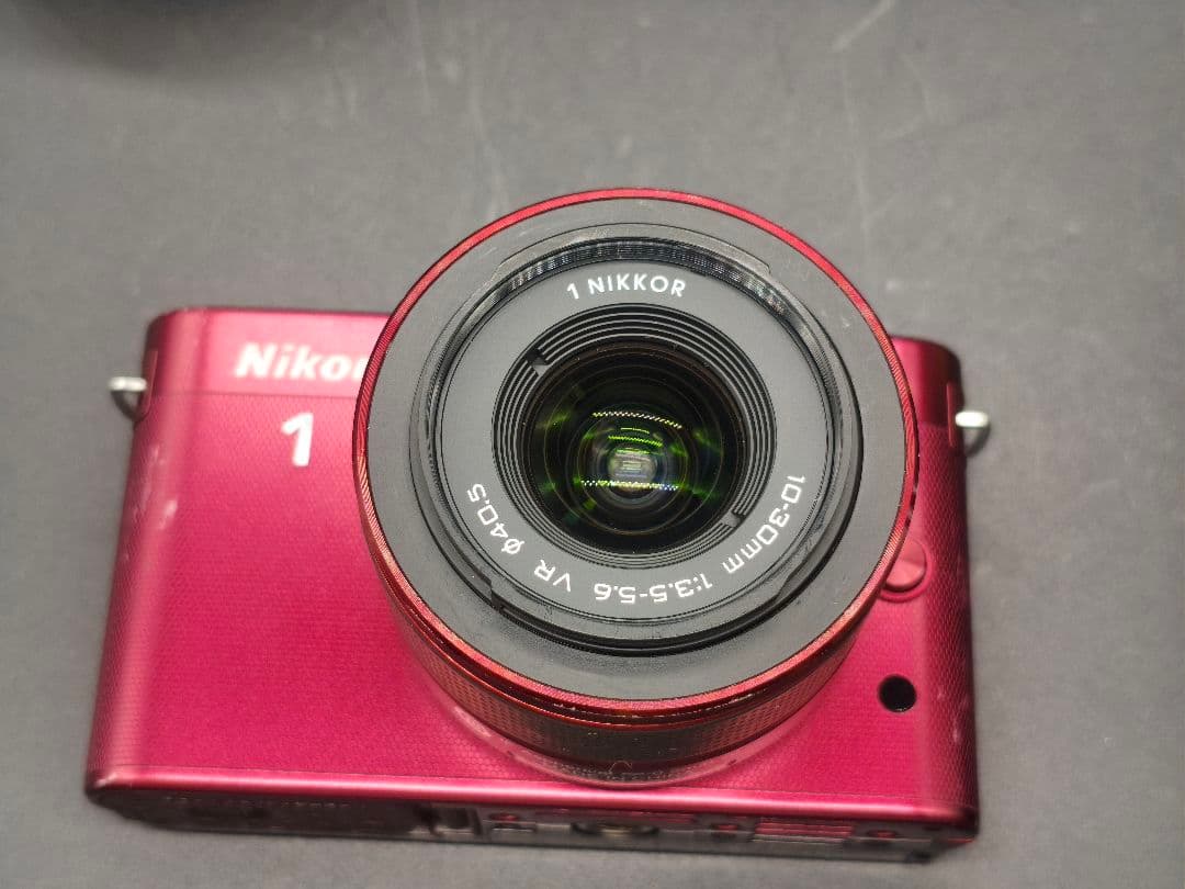 Nikon 1 J2 レッド レンズ2本 10-30 10-100