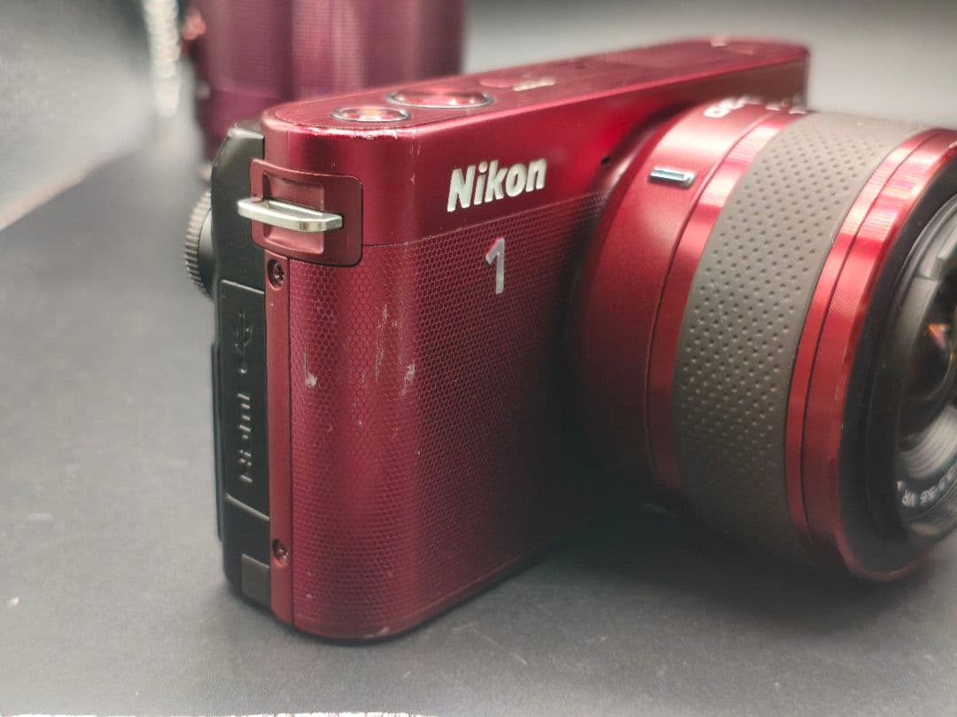 Nikon 1 J2 レッド レンズ2本 10-30 10-100
