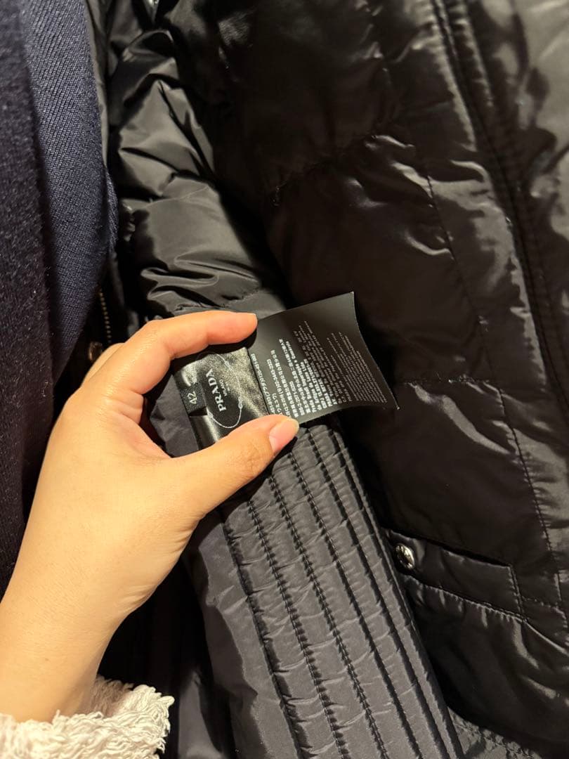 サイト内最安!? 美品　PRADA 29X544 ショートダウン ブラック