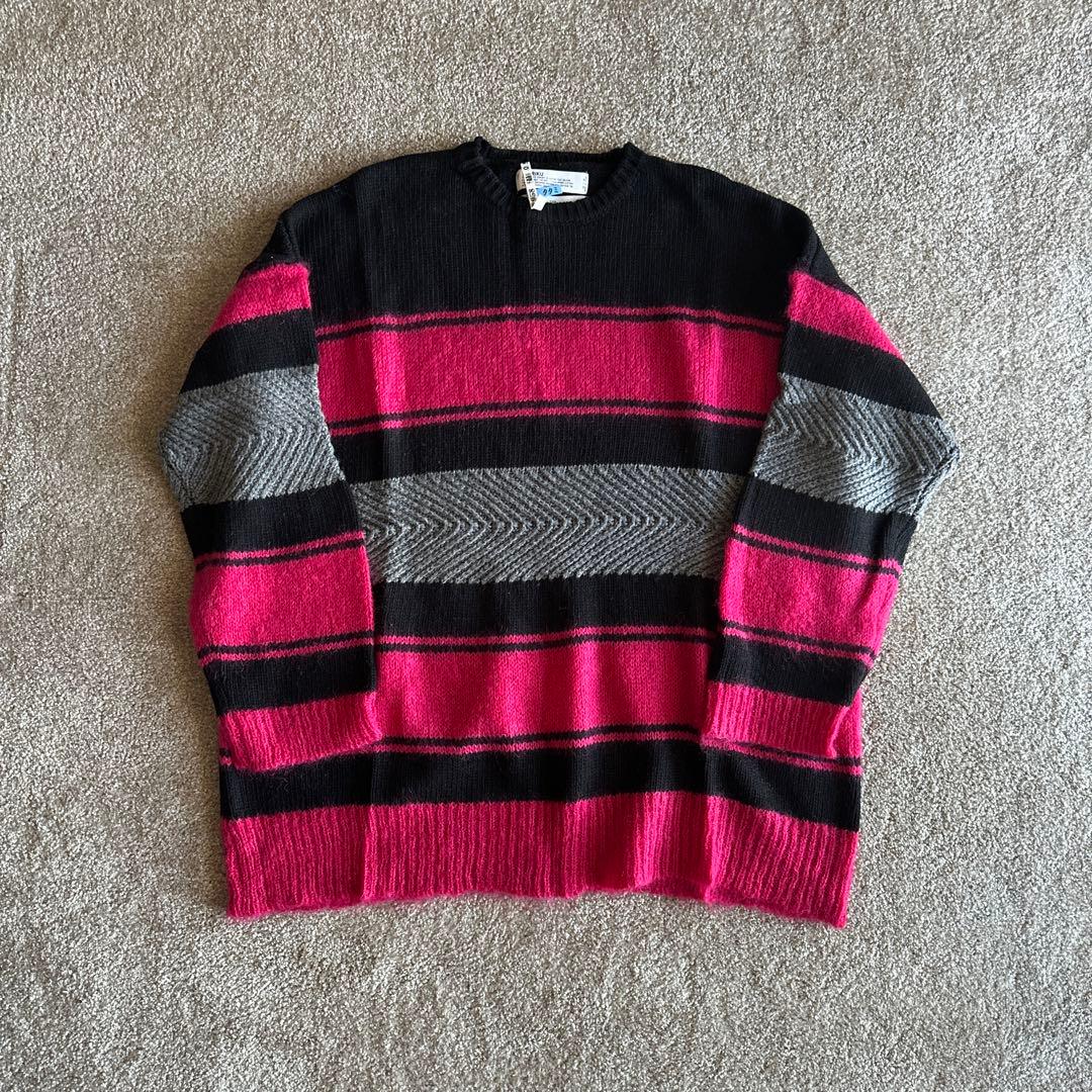 トップス dairiku boarder Knit