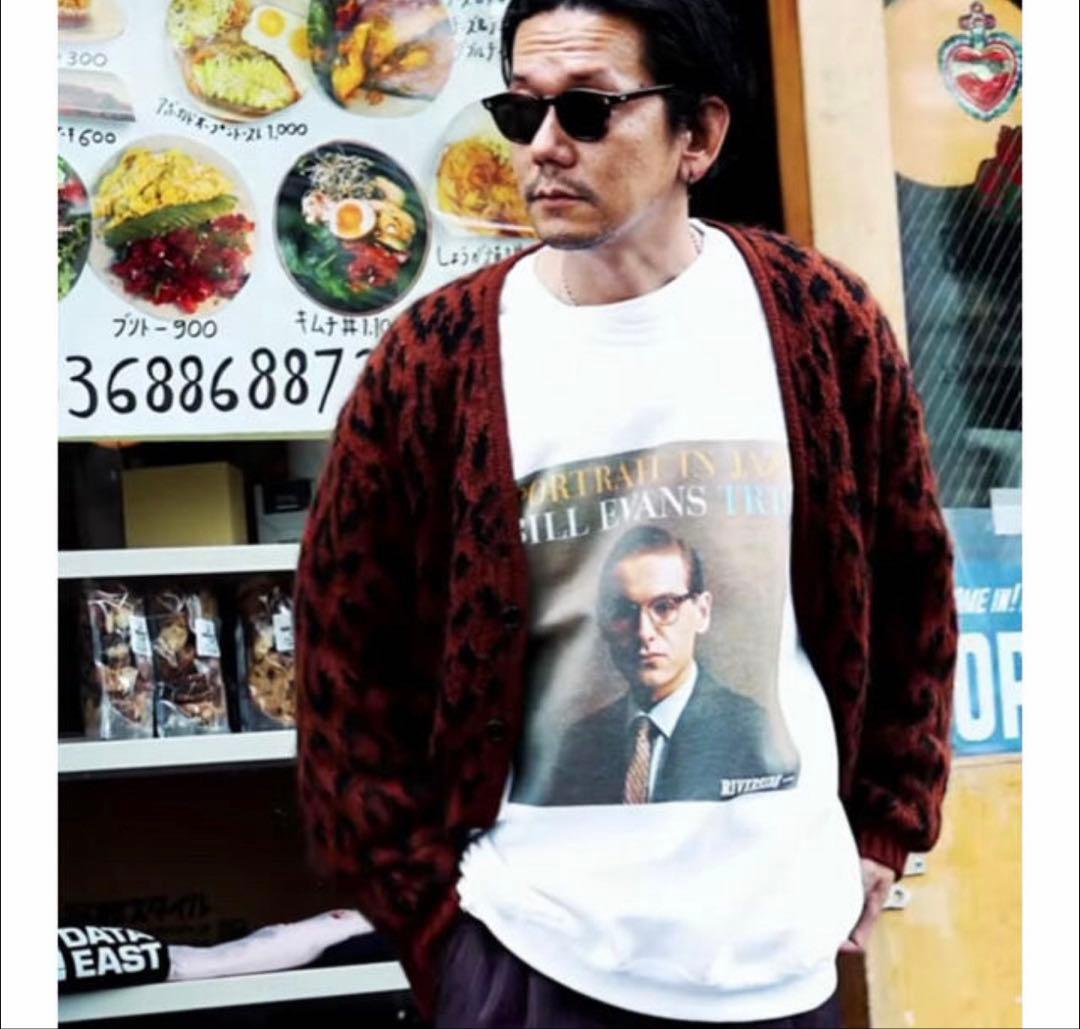 BILL EVANS WACKO MARIA SWEAT SHIRT 白 L