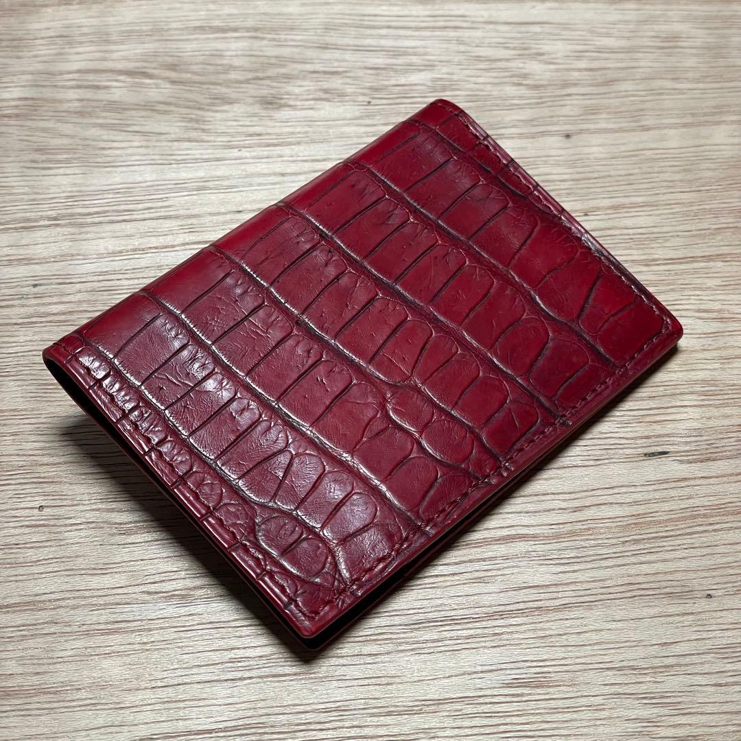 ラ*ト様 CAMILLE FOURNET カミーユフォルネ クロコダイル　名刺入