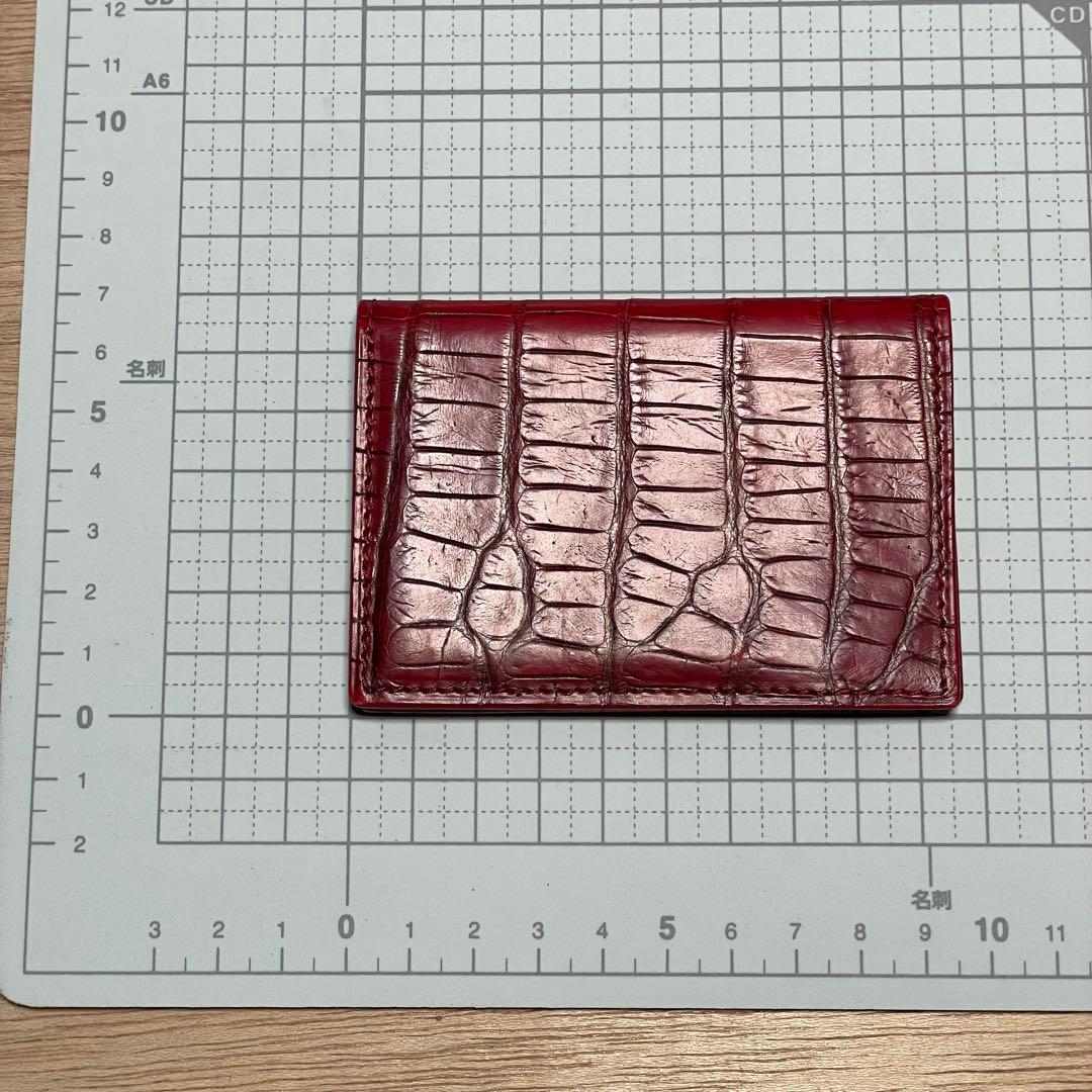 ラ*ト様 CAMILLE FOURNET カミーユフォルネ クロコダイル　名刺入