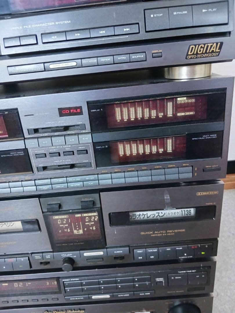 ONKYO DX-F77 ミニコンポ トリプルプレーヤー