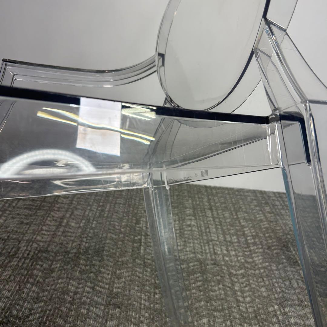 【2脚セット】Kartell ルイ・ゴースト シングルチェア クリア