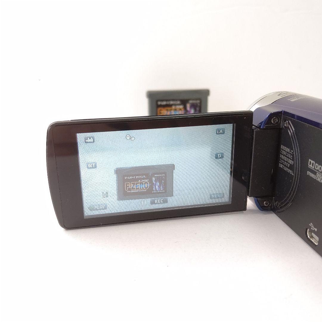 美品　JVCケンウッド　ビデオカメラ　エブリオ　光学40倍ズーム　フルHD