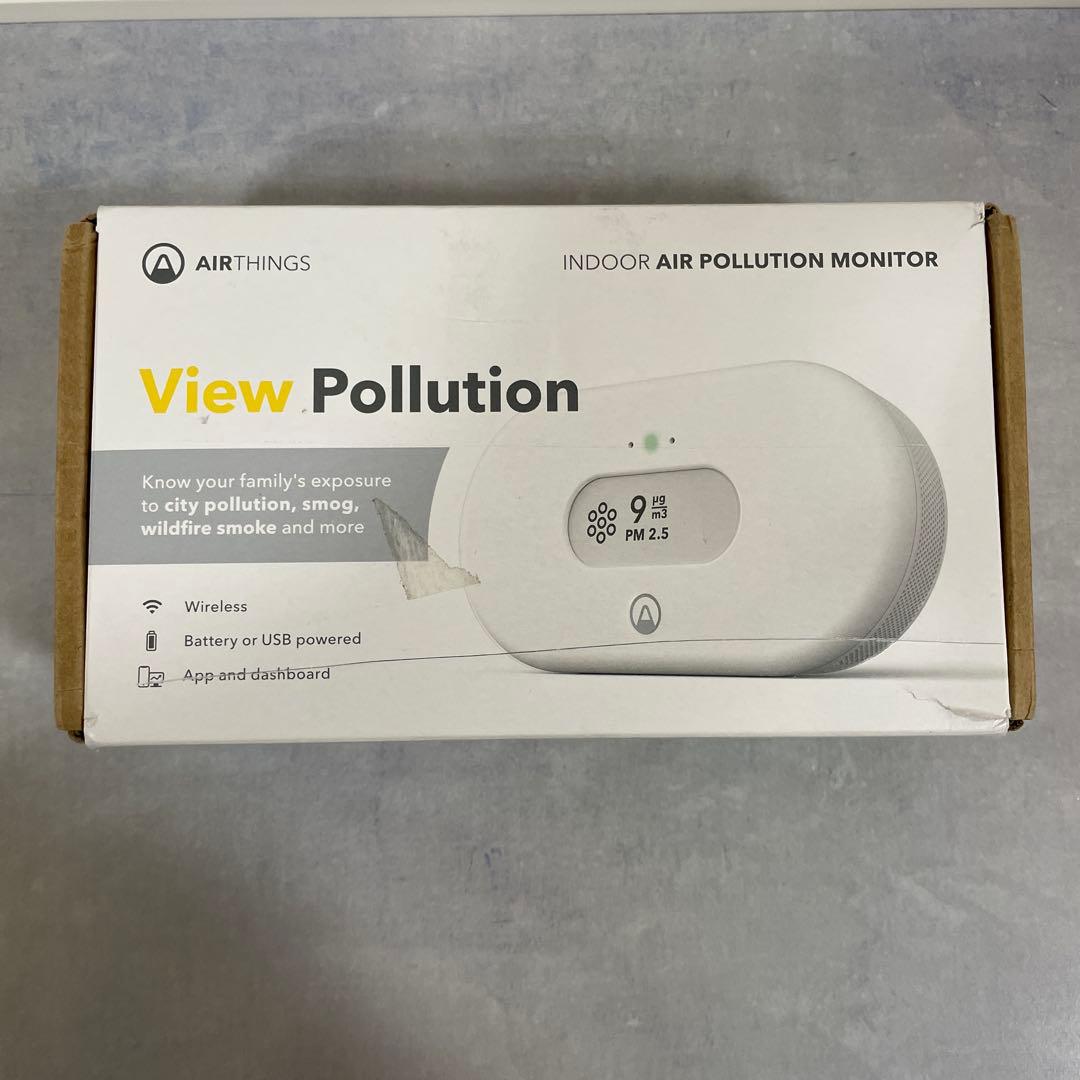 Airthings View Pollution 空気質モニター
