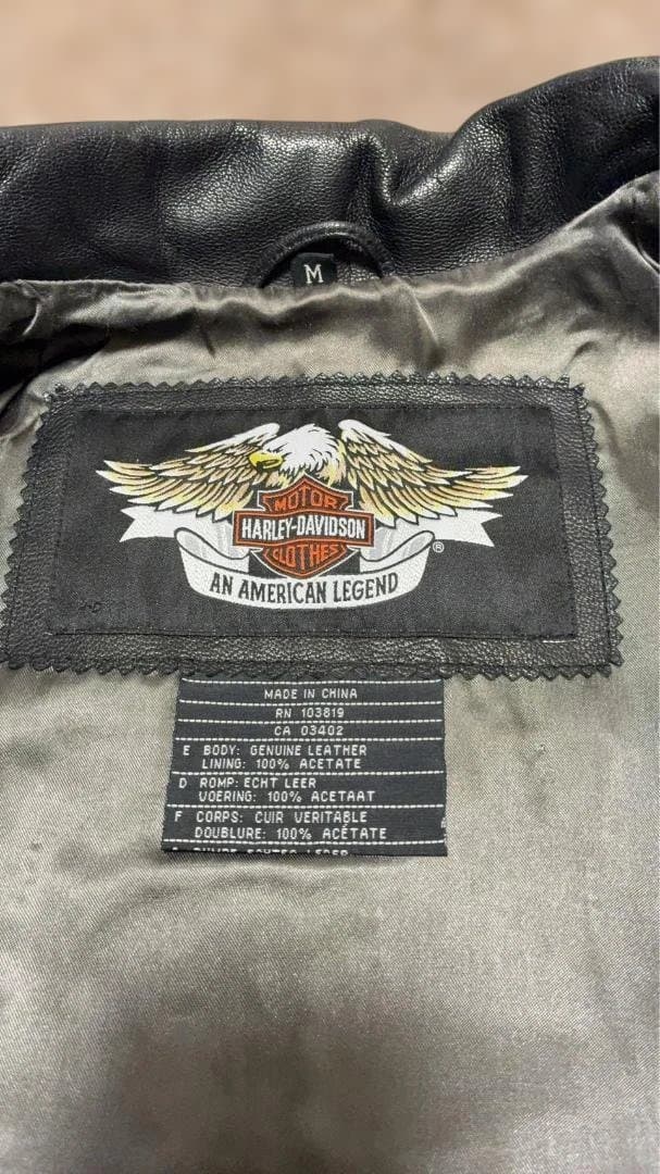 Harley-Davidson レザー ジャケット M ハーレーダビッドソン