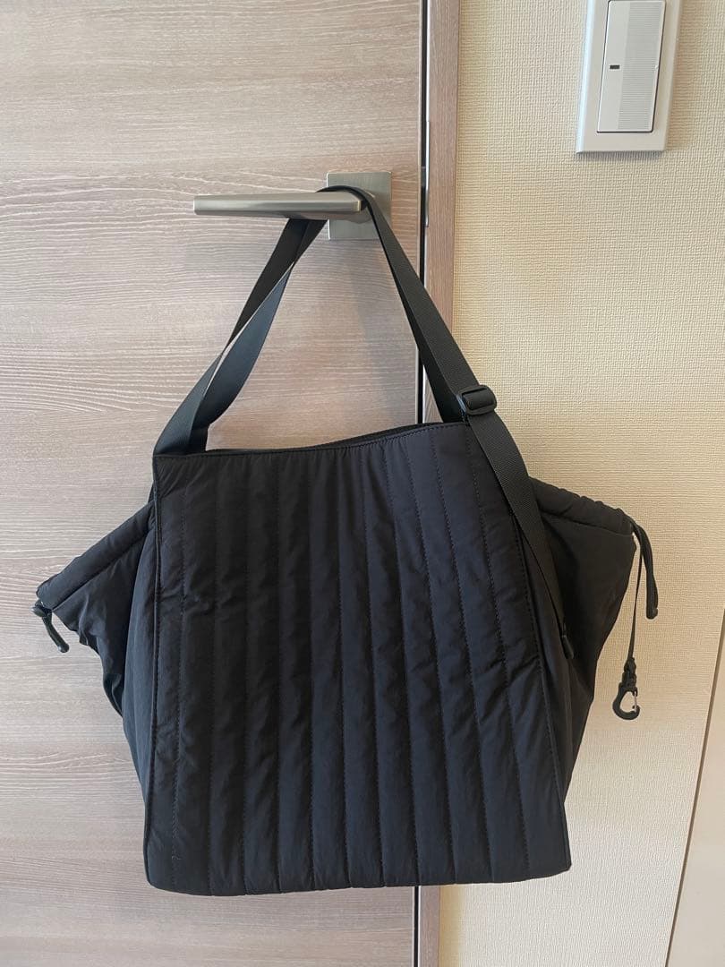 SOLPRESAキルティング ブラック マザーズバッグ