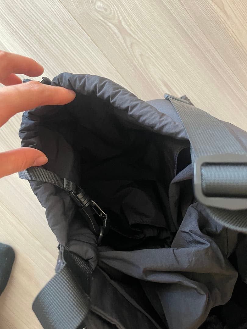 SOLPRESAキルティング ブラック マザーズバッグ