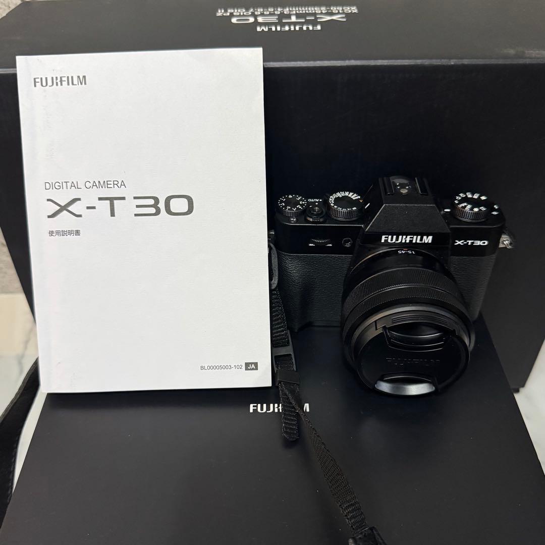 FUJIFILM X-T30 ブラック　レンズ2点　キット　黒　富士フィルム