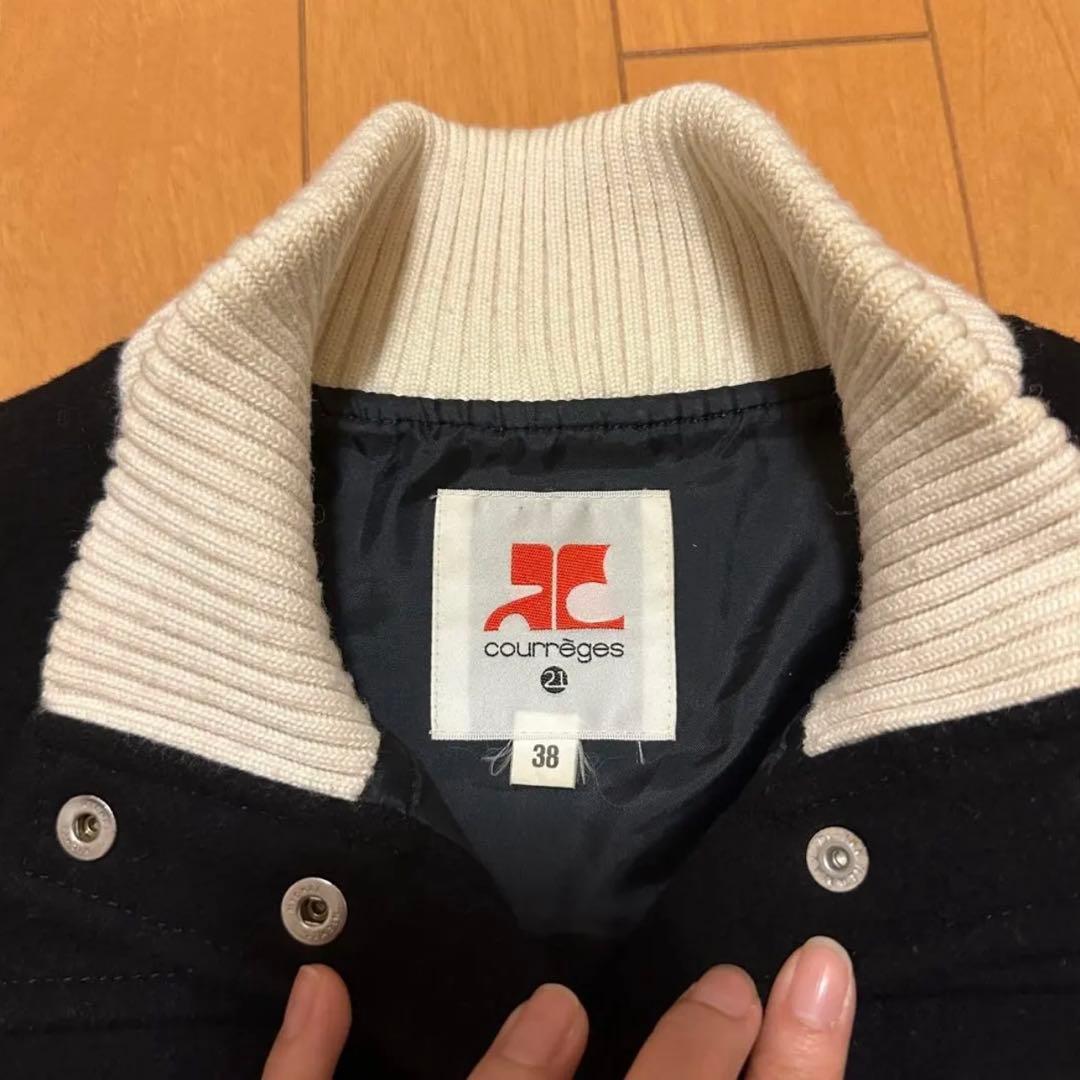Courreges クレージュ スタジャン ブルゾン vintage
