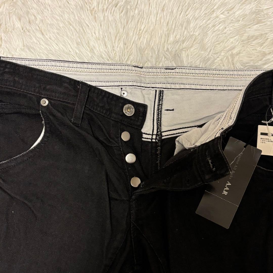 【タグ付き】 ヨウジヤマモト　AAR y2k 00s ブラック スキニー