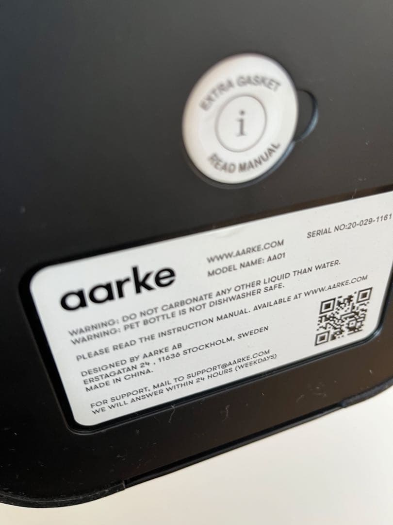 aarke アールケ CARBONATORⅡ 2 マットブラック