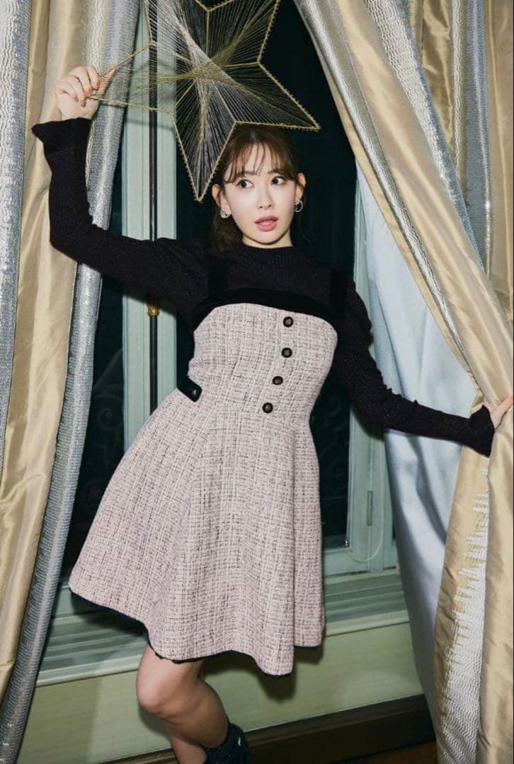 最終お値下げ❣️Herlipto Margaux Tweed Mini Dress