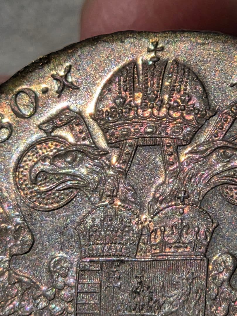 (プルーフ)オーストリア共和国　マリアテレジア　1ターレル銀貨再鋳貨　1780