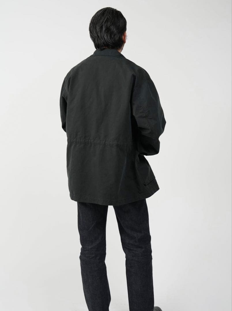 KAJA WIDE SAFARI JACKET BLACK SIZE L 稀少品