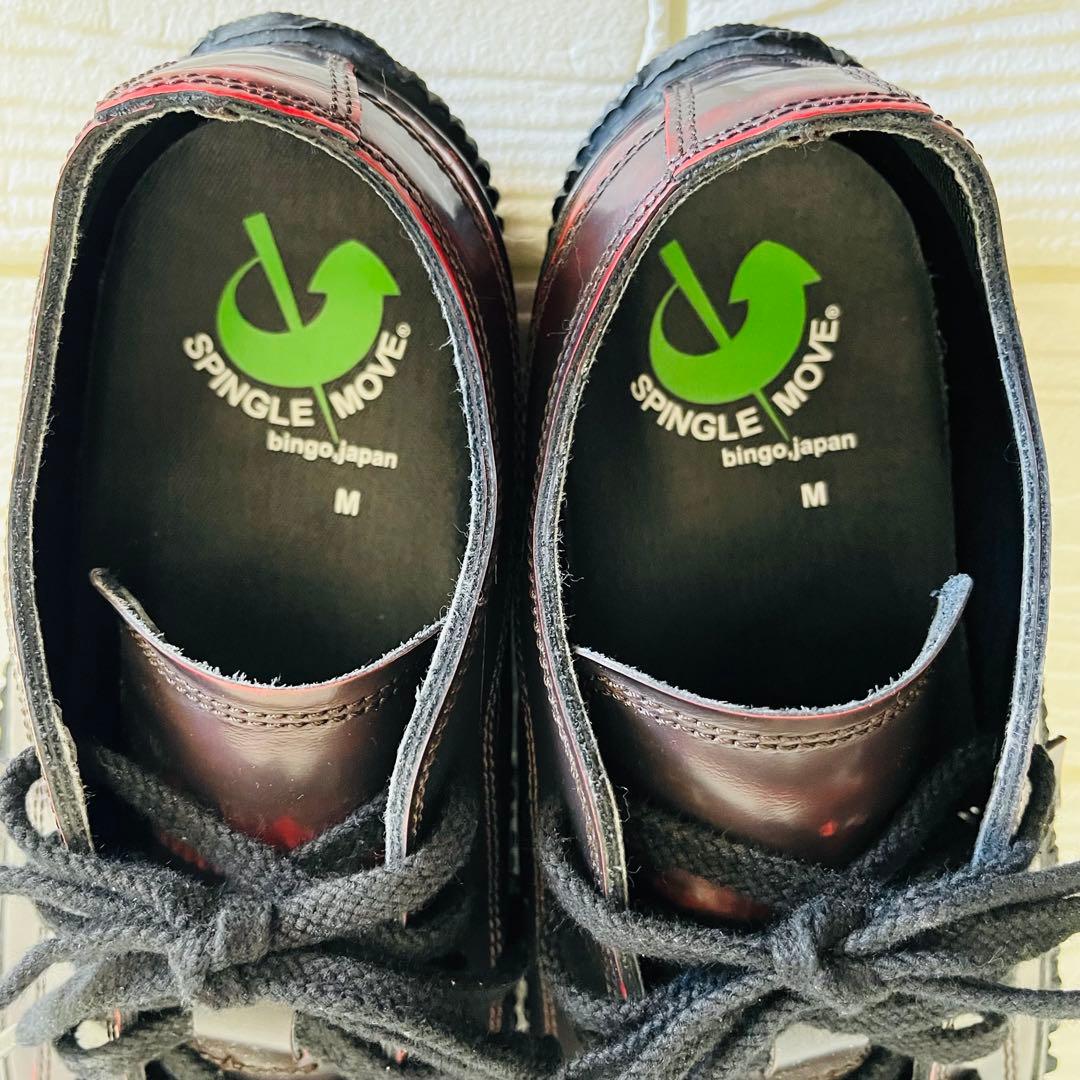 【美品】SPINGLE MOVE ガラスレザー SP-118IL 限定モデルM