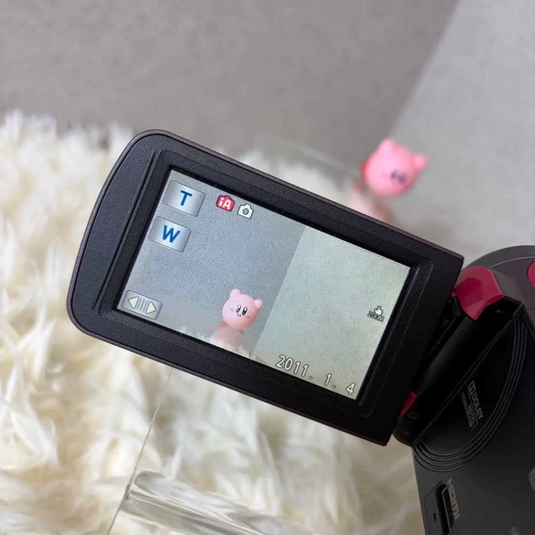 【美品】Panasonic ビデオカメラ　HDC-TM45 ピンク