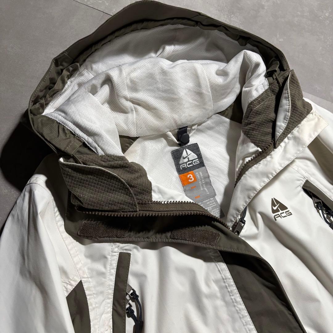00s NIKE ACG ナイキ　マウンテンパーカー　ナイロンジャケット　白