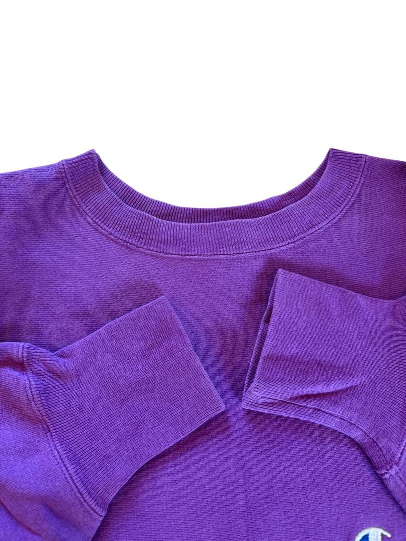 チャンピオン　リバースウィーブ　90s パープル XL USA製