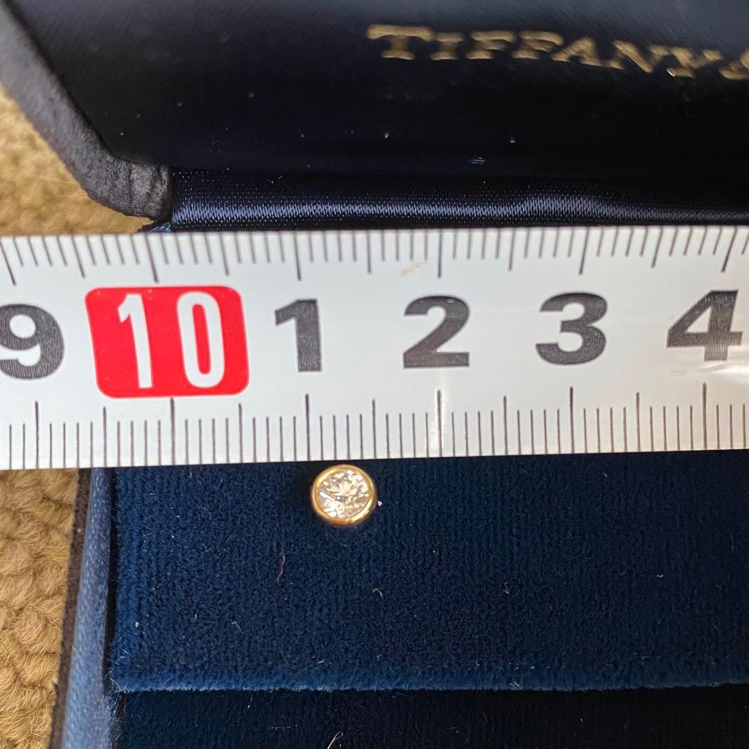 ティファニー TIFFANY 片側ダイヤモンドピアス 0.3カラット以上