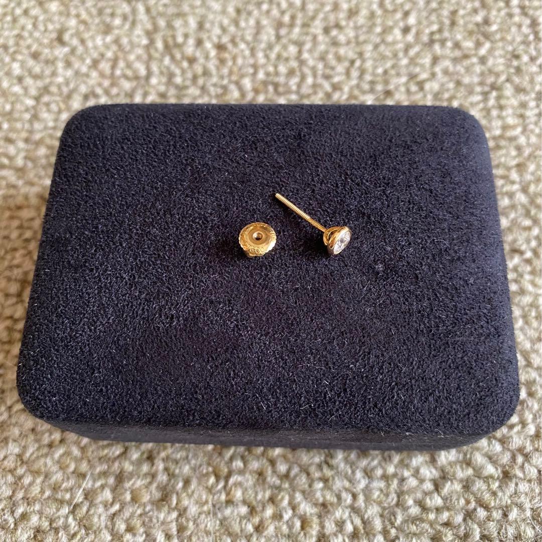 ティファニー TIFFANY 片側ダイヤモンドピアス 0.3カラット以上