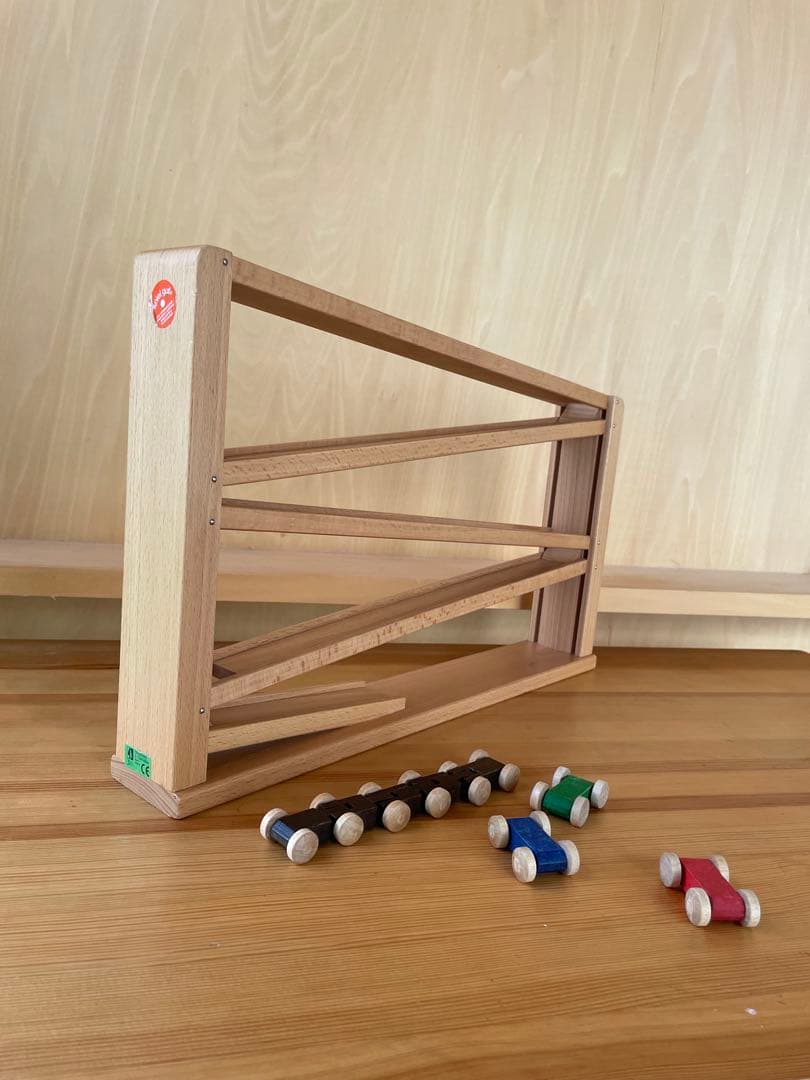 ベック社 トレインカースロープ クネクネバーン 木製 車 スロープ 車両 汽車